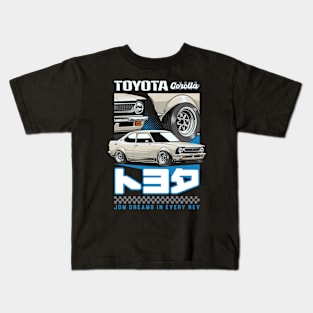 Iconic Corolla E20 Car Kids T-Shirt